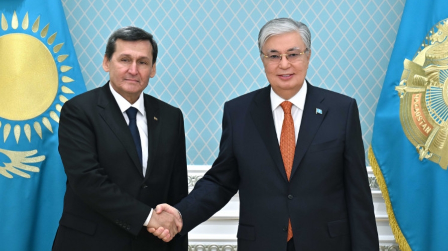 Қасым-Жомарт Тоқаев Түрікменстан министрін қабылдады
