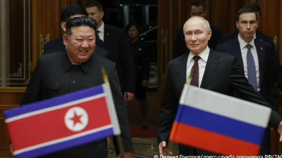 Путин Солтүстік Кореяда Ким Чен Ынмен кездесті