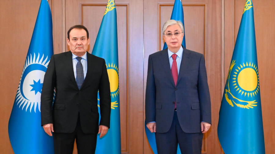 TÚRKIA PREZIDENTİ TÚRKİ KEŃESİ BAS HATSHYSY BAǴDAT ÁMİREEVTİ QABYLDADY